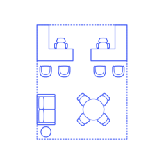 Layouts Private Offices Shared L Shape Center Suite Vinyl Cutting Svg File, Free Vectors File
